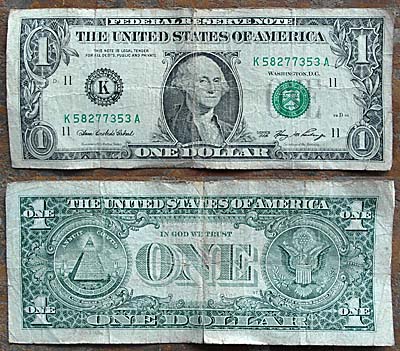 Counterfeited Dollar Bill in Cambodia by Asienreisender